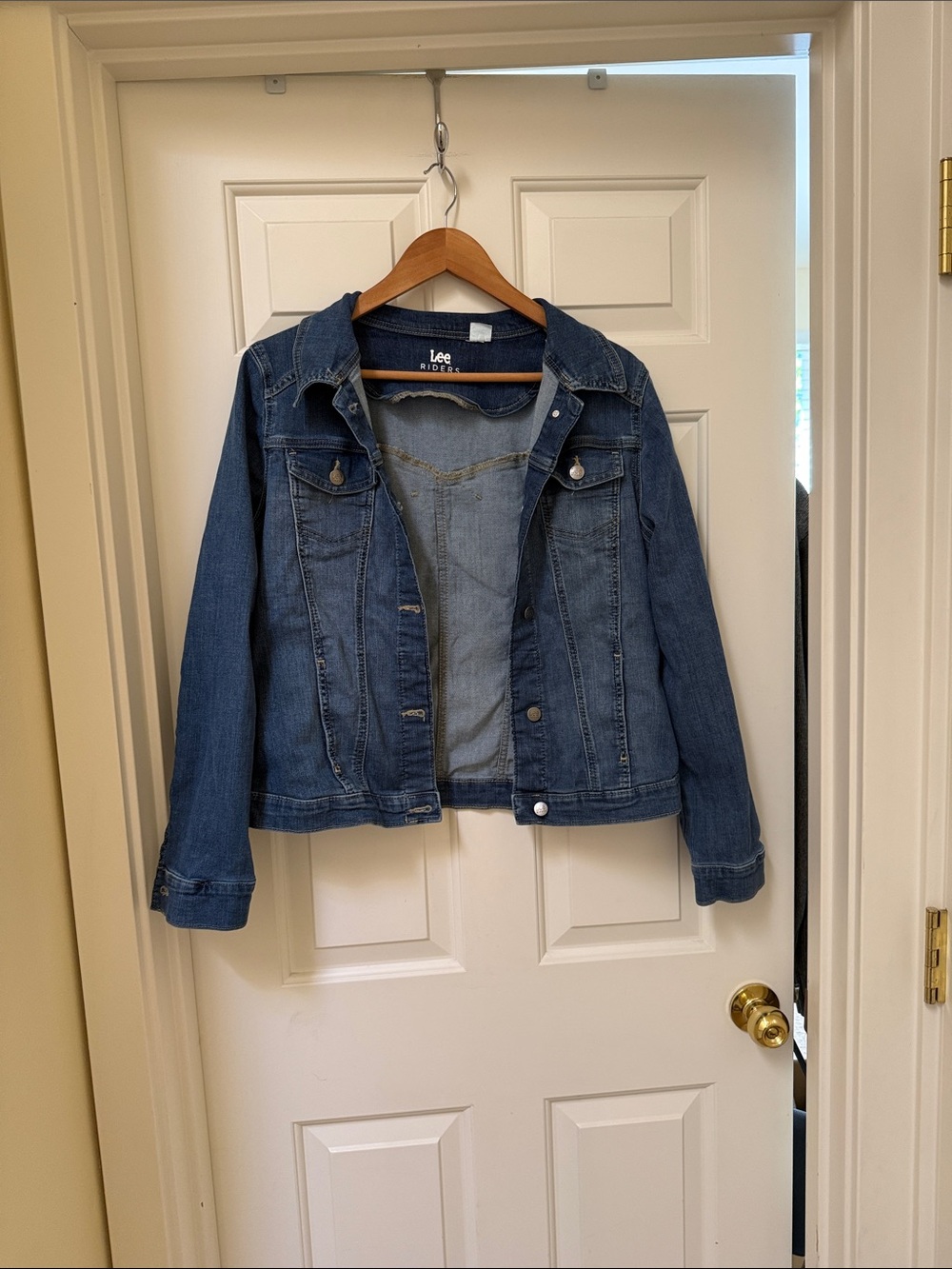 Lee Classic Medium Blue Denim Jean Jacket